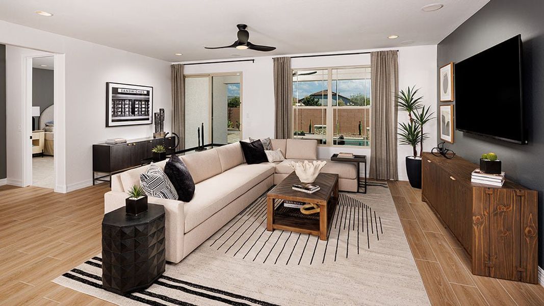 Representative furnished interior of a home built from the Overland by Taylor Morrison in Alamar, Avondale (Image 5).