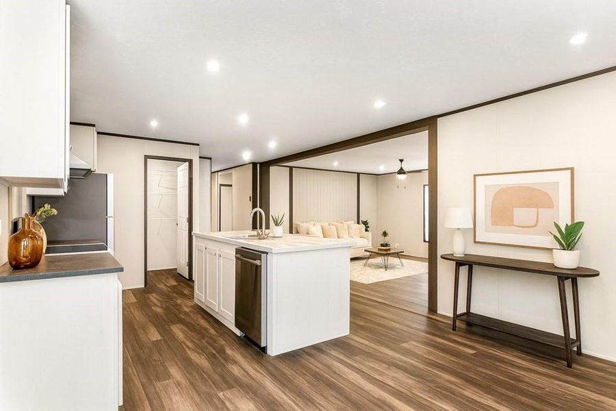 Furnished interior view inside a new home in , Talking Rock (Image 32).