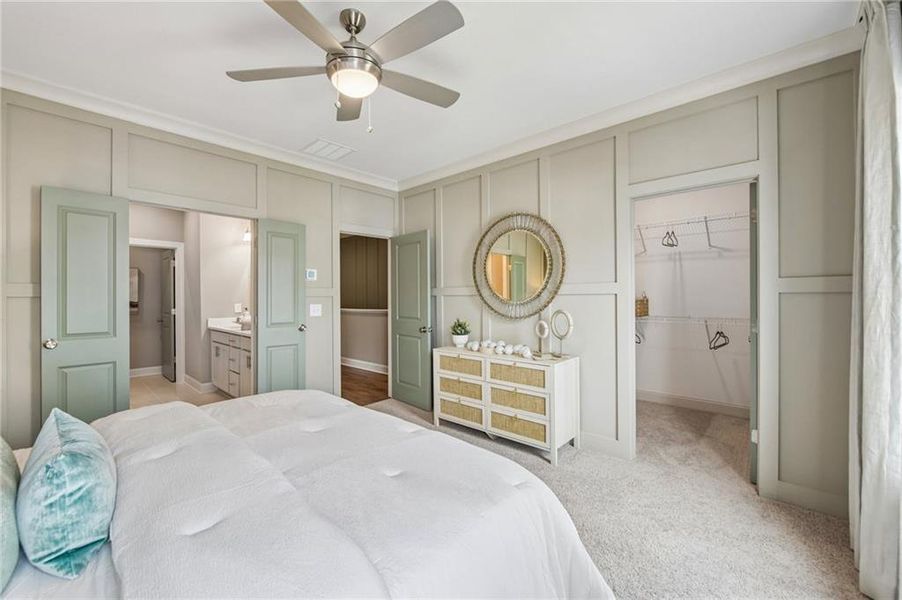 Furnished interior view inside a new home in Palisades, Cumming (Image 10). Furnished interior view inside a new home in Palisades, Cumming (Image 10).