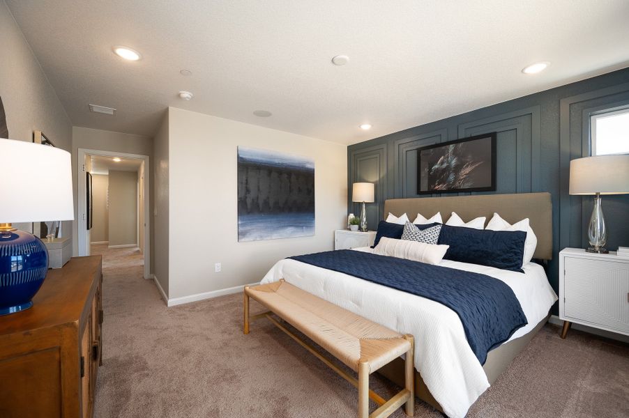 Furnished interior view inside a new home in The Vistas at West Mesa, Colorado Springs (Image 13).