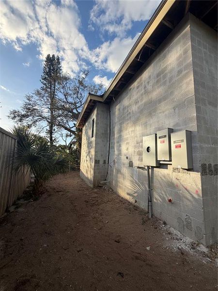 In-progress construction of a new home in , Sarasota, FL (Image 23).