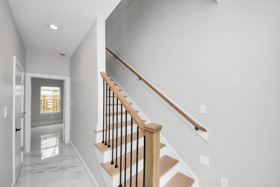 Stair to the Second floor. Stair to the Second floor.