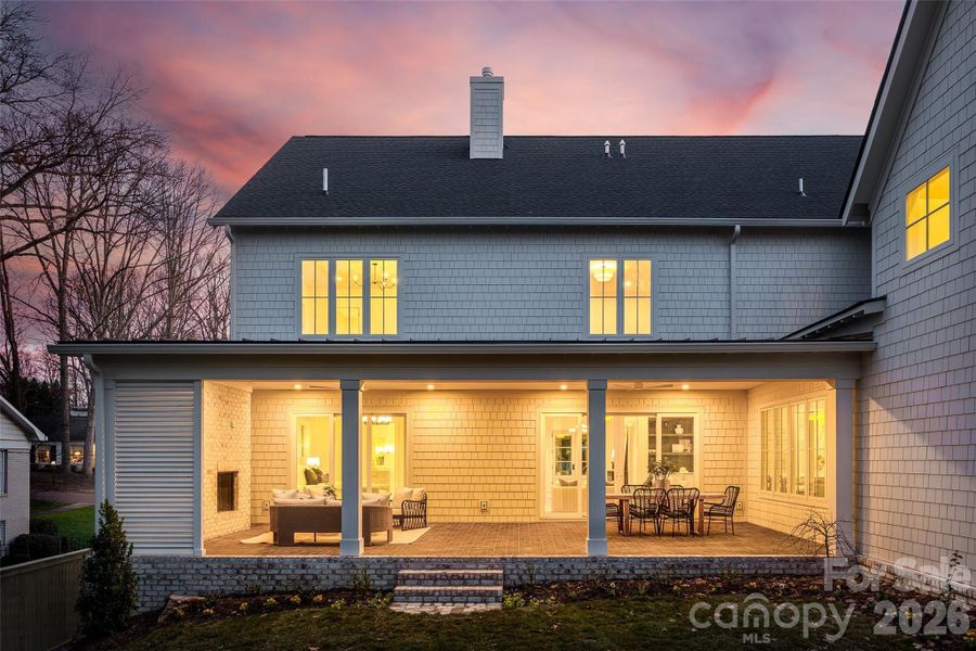 Exterior details and patio area of a home in , Charlotte (Image 28).