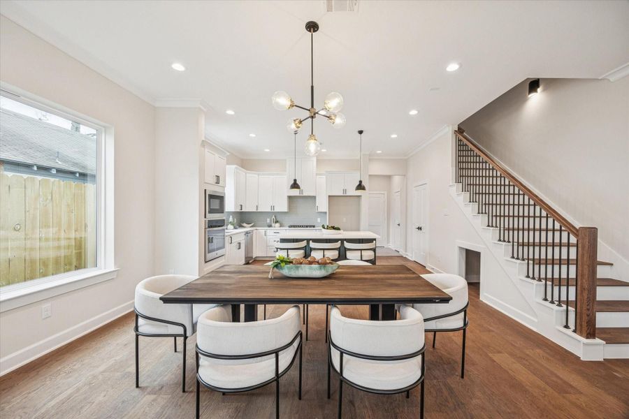 Furnished interior view inside a new home in Cordell Estates, Houston (Image 19).