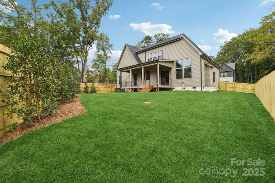 Exterior details and patio area of a home in , Charlotte (Image 28).