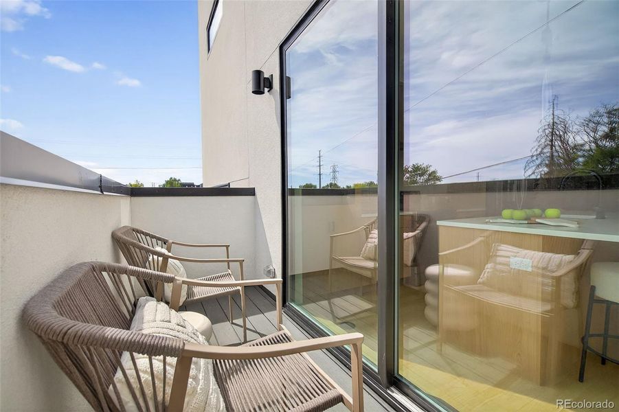 Furnished interior view inside a new home in , Denver (Image 11).