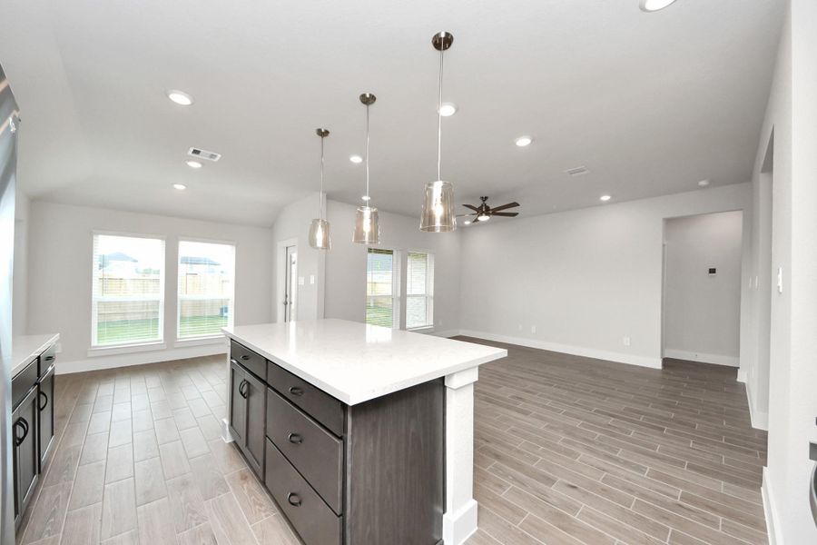 Furnished interior view inside a new home in Laurel Landing: Landmark Collection, Alvin (Image 12).