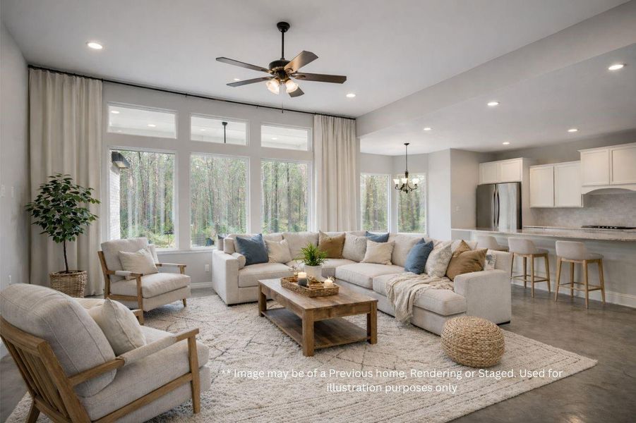 Furnished interior view inside a new home in , Huntsville (Image 7).