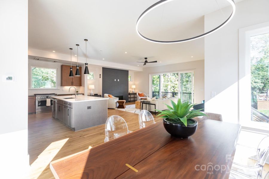Furnished interior view inside a new home in , Charlotte (Image 31).
