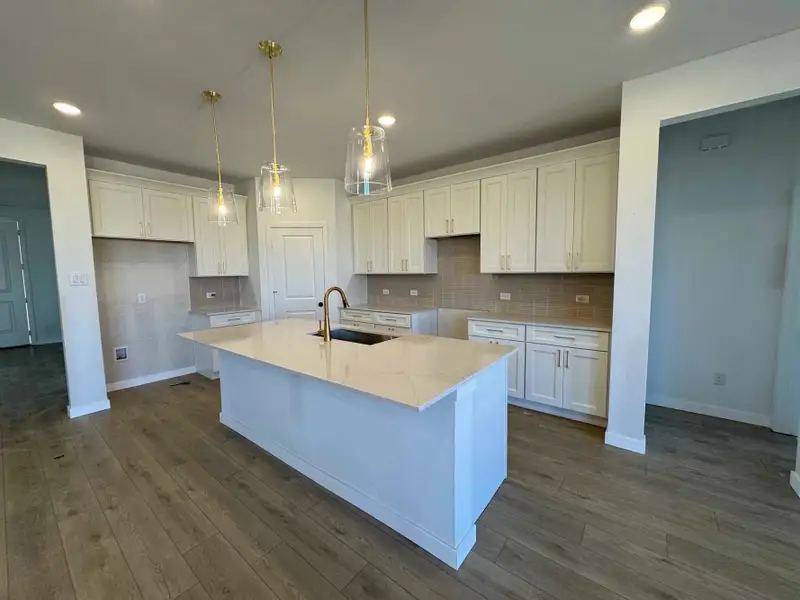 Kitchen Construction Progress featuring the Serene Collection