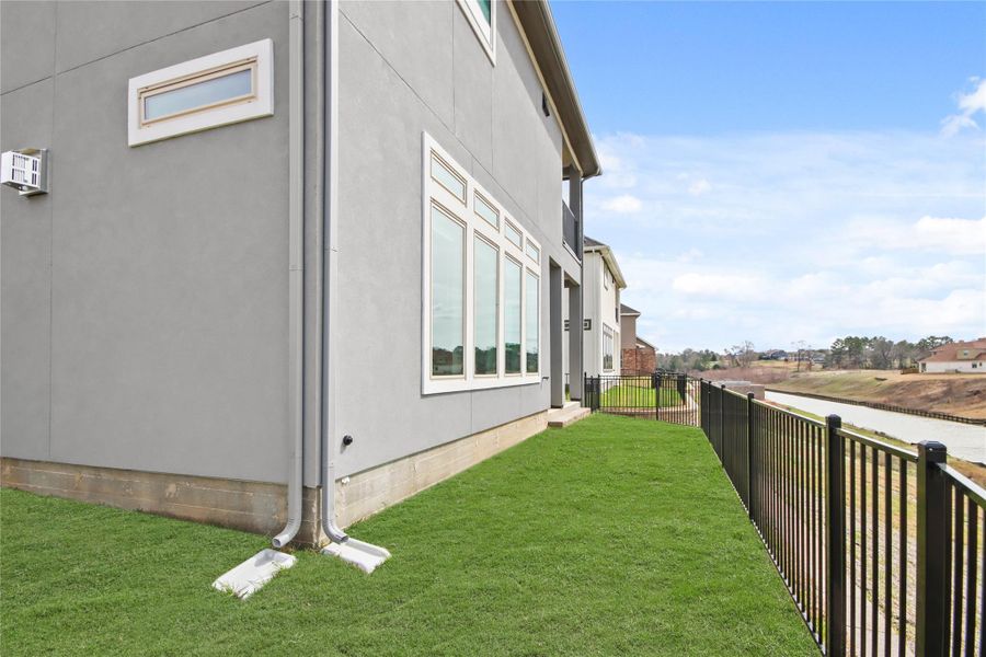 Peaceful backyard with scenic views