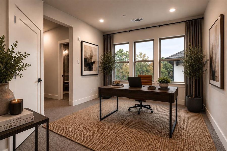Furnished interior view inside a new home in , Lake Dallas (Image 9). Furnished interior view inside a new home in , Lake Dallas (Image 9).