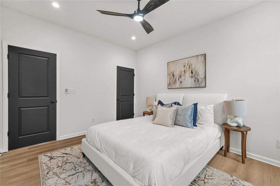 Furnished interior view inside a new home in , Atlanta (Image 30).