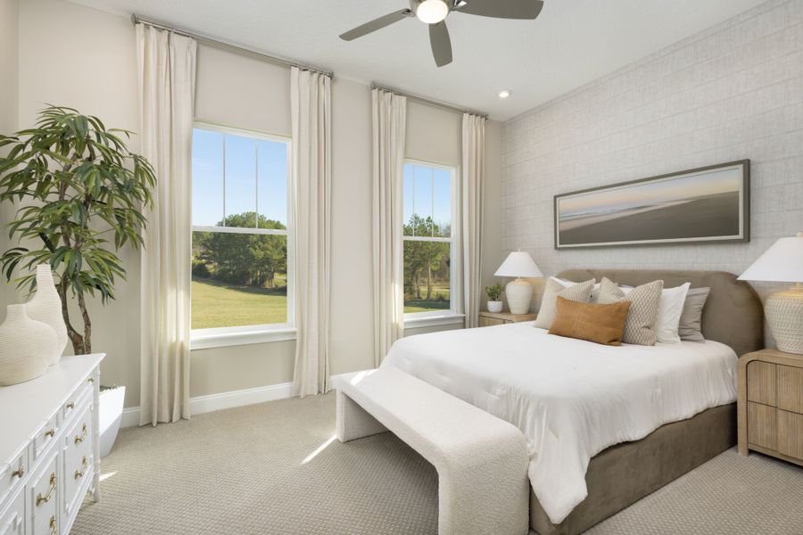 Representative furnished interior of a home built from the Lucia by Mattamy Homes in RiverTown - WaterSong, St. Johns (Image 9). Representative furnished interior of a home built from the Lucia by Mattamy Homes in RiverTown - WaterSong, St. Johns (Image 9).