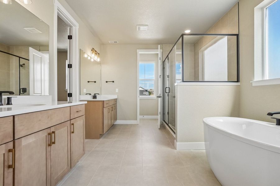 Furnished interior view inside a new home in Jackson Creek North, Monument (Image 15).