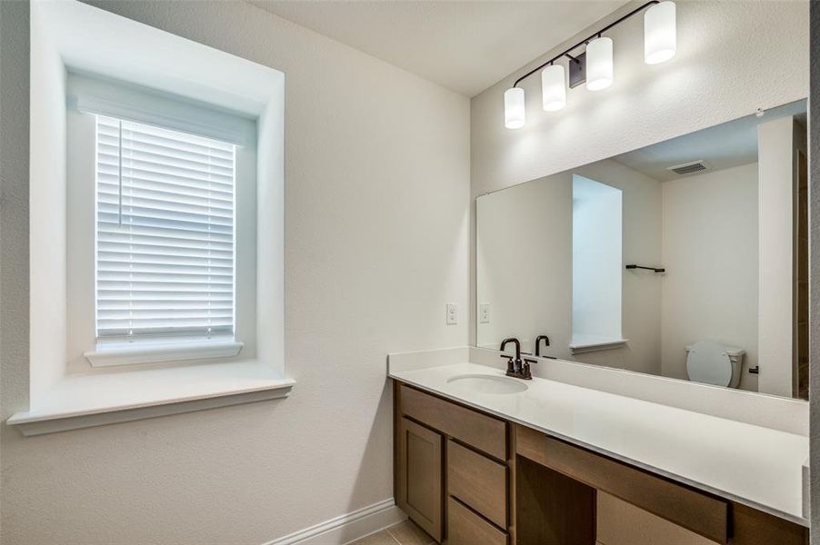 Furnished interior view inside a new home in Sierra Vista at Kelly Ranch, Aledo (Image 9).