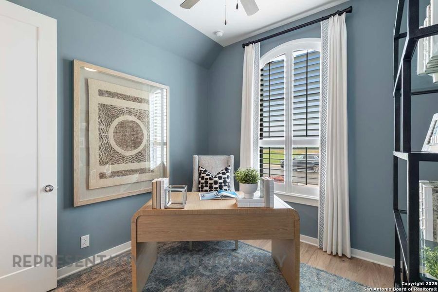 Furnished interior view inside a new home in Davis Ranch: 45ft. lots, San Antonio (Image 13).