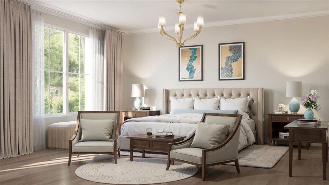 Furnished interior view inside a new home in , University Park (Image 3). Furnished interior view inside a new home in , University Park (Image 3).