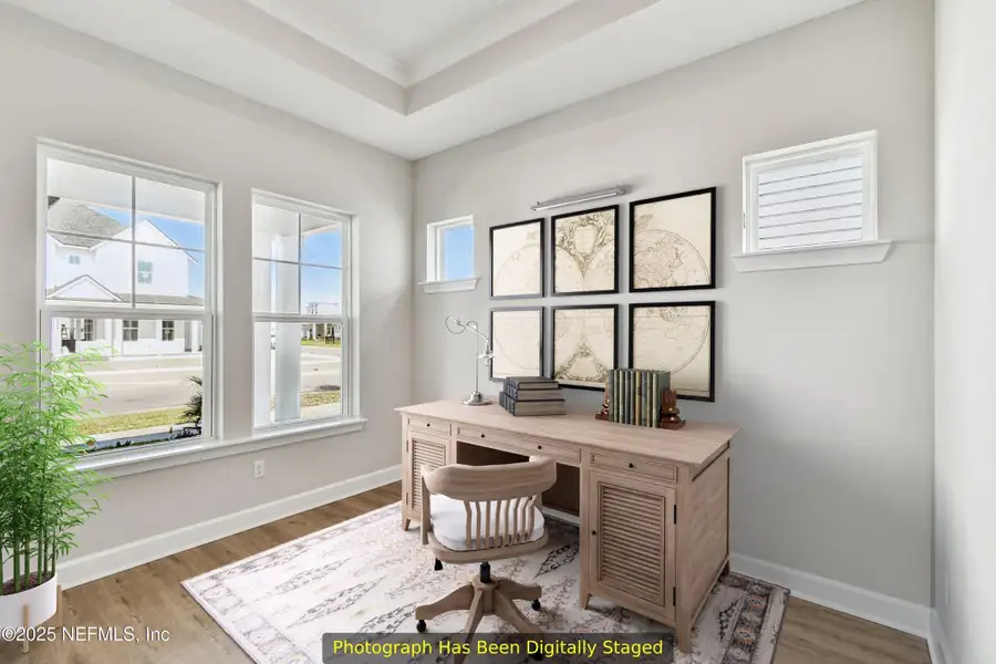 Furnished interior view inside a new home in , Jacksonville (Image 10).