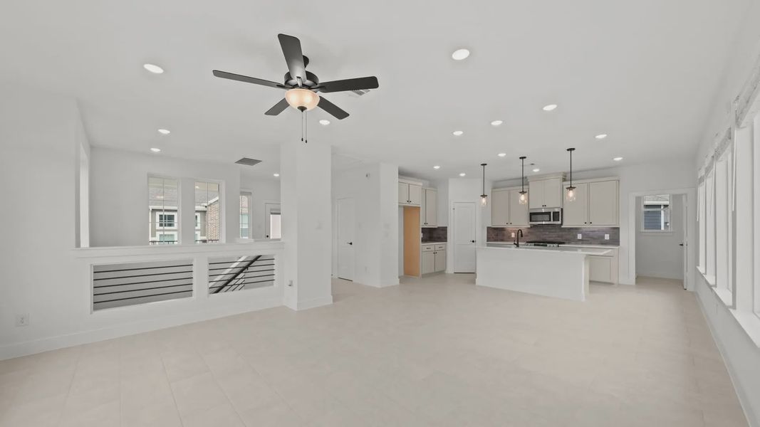 Spacious, unfurnished interior of a new home in Elyson Courtyard Collection, Katy (Image 16).