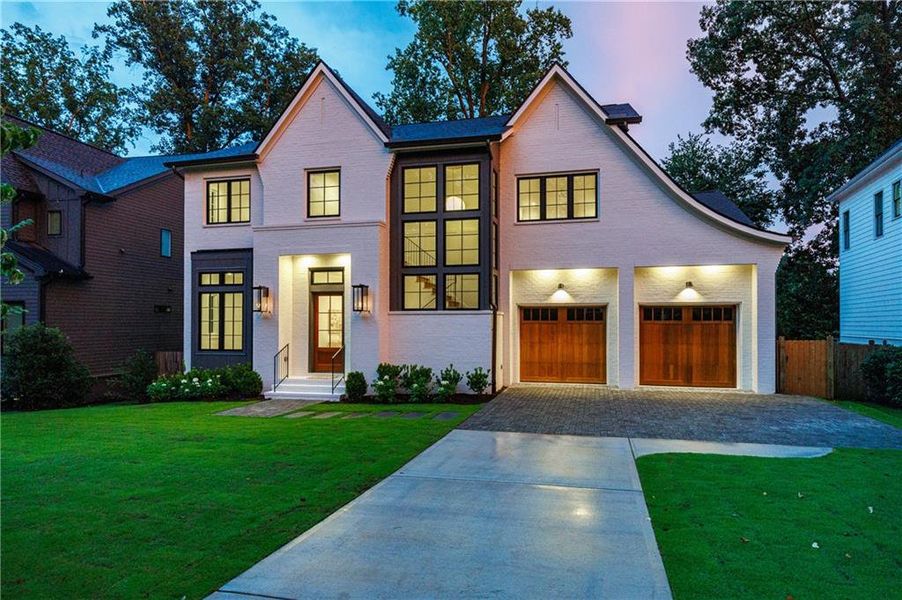 Front exterior of a new home in , Atlanta, GA, highlighting curb appeal (Image 33). Front exterior of a new home in , Atlanta, GA, highlighting curb appeal (Image 33).