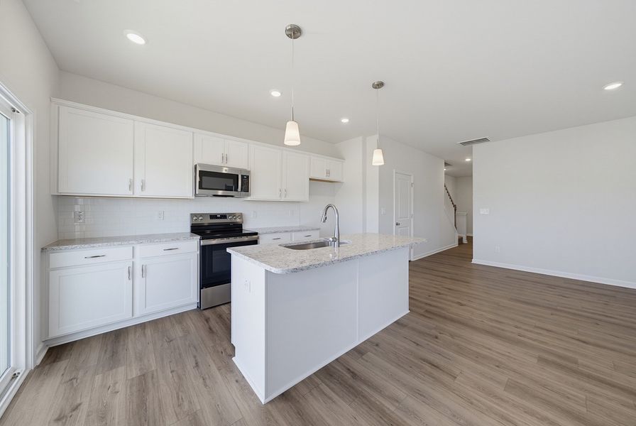 Furnished interior view inside a new home in Sweetbrier, Durham (Image 9).