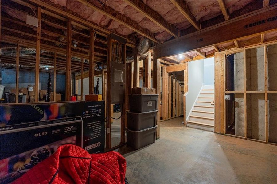 In-progress construction of a new home in , Powder Springs, GA (Image 45).