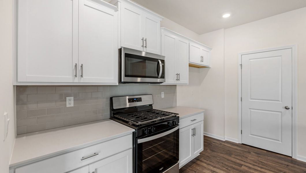 Furnished interior view inside a new home in Durbin Meadows Traditions, Fountain Inn (Image 12). Furnished interior view inside a new home in Durbin Meadows Traditions, Fountain Inn (Image 12).