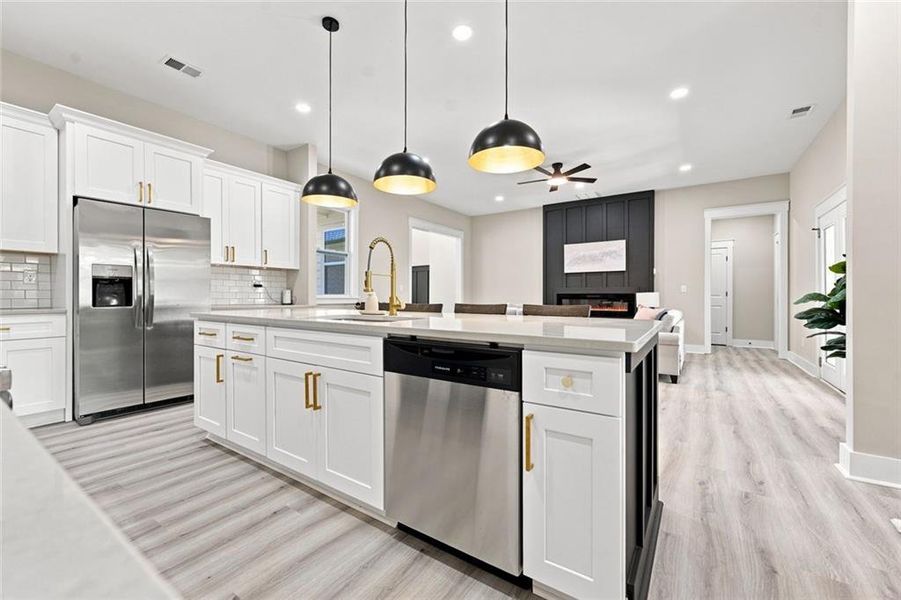 Furnished interior view inside a new home in , Douglasville (Image 15).
