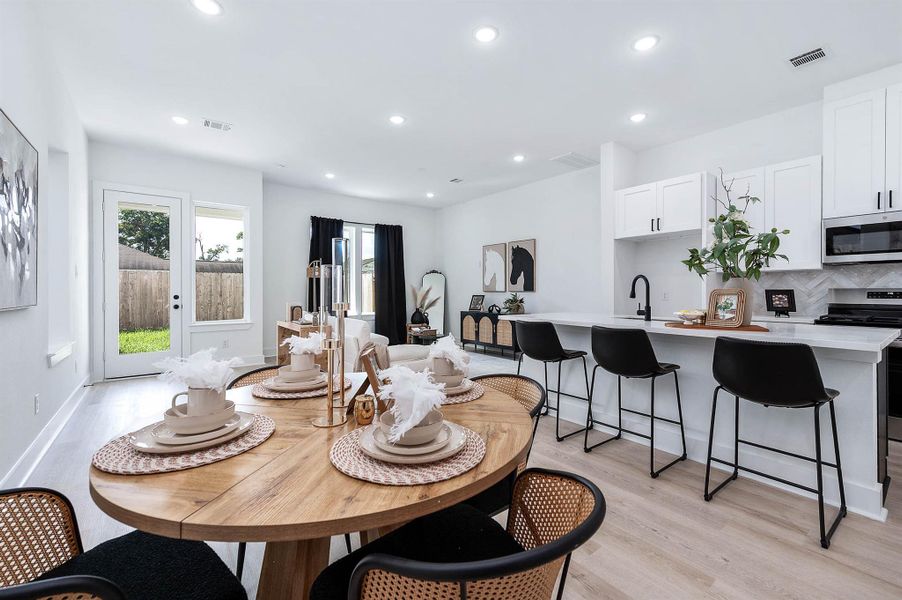 Furnished interior view inside a new home in , Houston (Image 3).