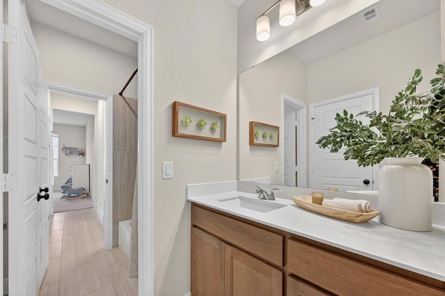 Furnished interior view inside a new home in The Parks at Wilson Creek, Celina (Image 14).