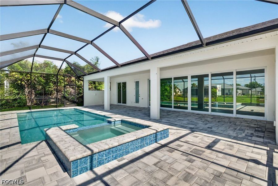 Exterior details and patio area of a home in Cape Coral, Cape Coral (Image 18). Exterior details and patio area of a home in Cape Coral, Cape Coral (Image 18).