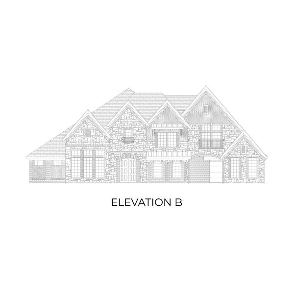 Representative rendering of the exterior for the Kingston PC by First Texas Homes (Image 3).