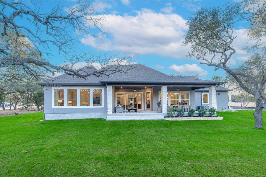 Representative exterior details of a home built from the The Sagewood by David Weekley Homes in Megans Landing – Half-Acre Homesites, Castroville (Image 4).