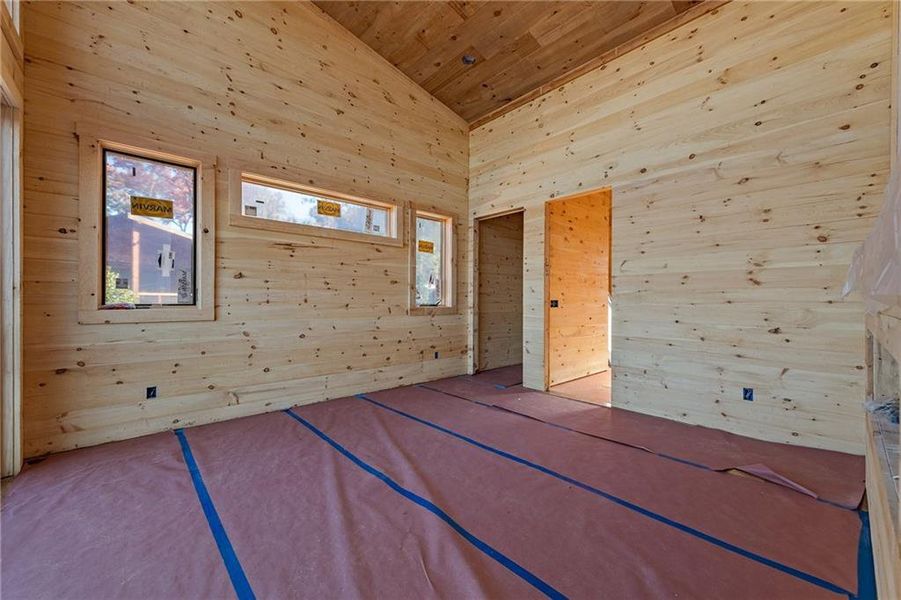 In-progress construction of a new home in , Blue Ridge, GA (Image 10).