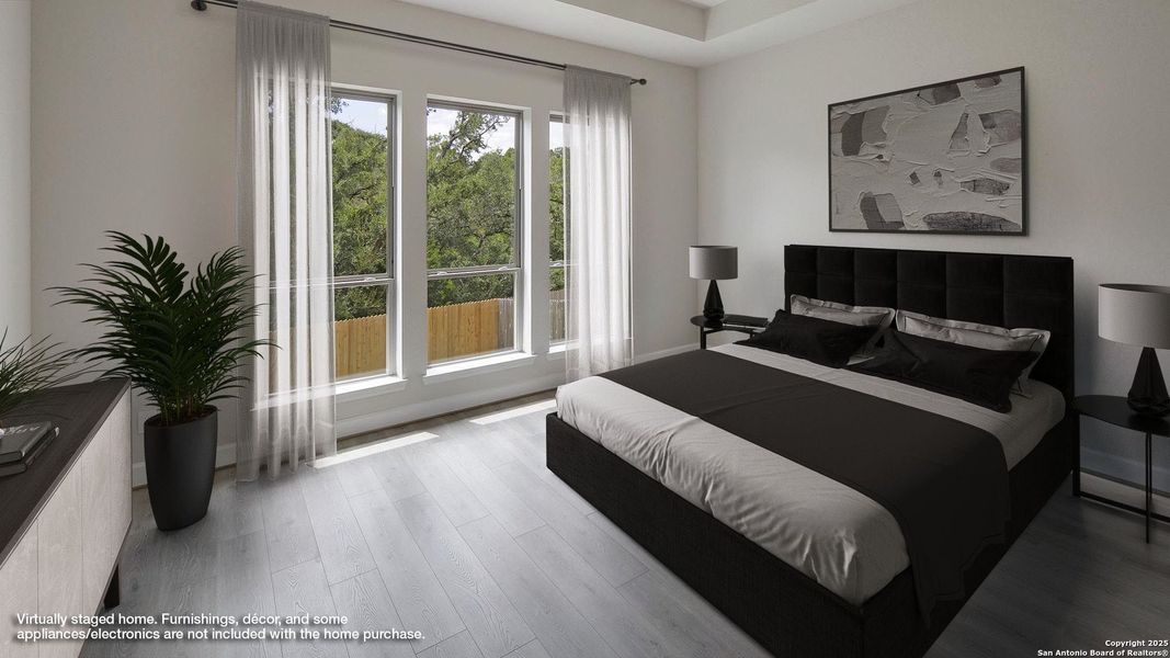 Furnished interior view inside a new home in Stevens Ranch 55', San Antonio (Image 16).