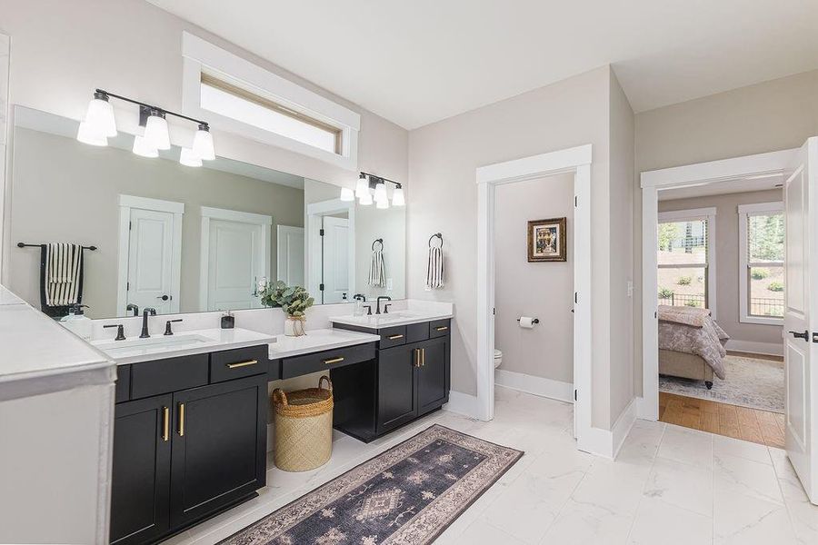 Furnished interior view inside a new home in Soleil Belmont Park, Canton (Image 17).