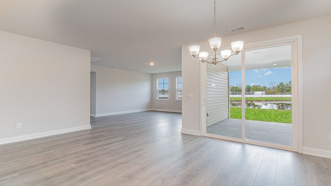 Representative unfurnished interior of a home built from the DARBY by D.R. Horton in Waterbridge, Myrtle Beach (Image 25).