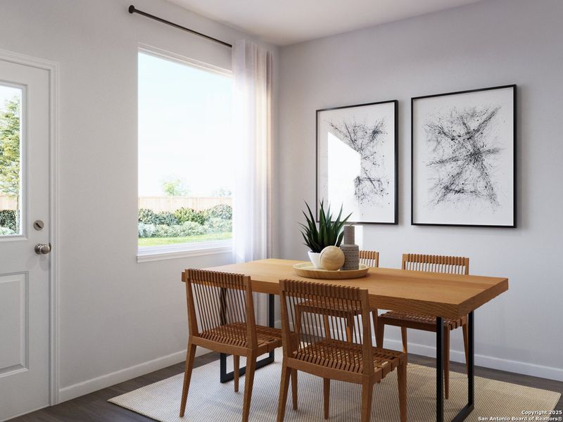 Furnished interior view inside a new home in Abbott Place, St. Hedwig (Image 19).