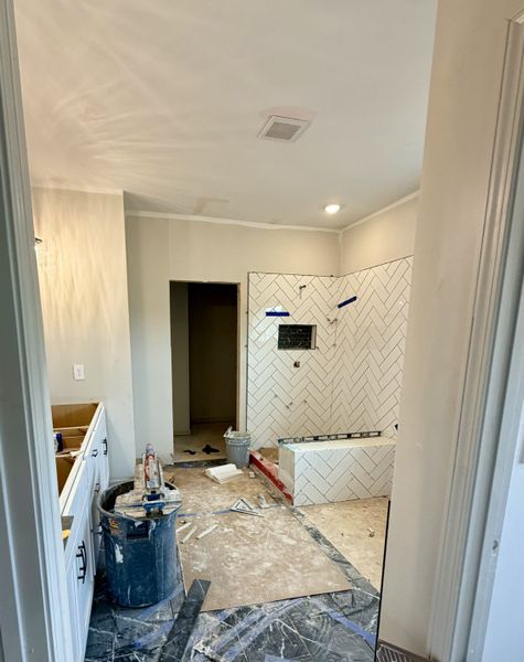 In-progress construction of a new home in Veal Meadows, Roopville, GA (Image 8).
