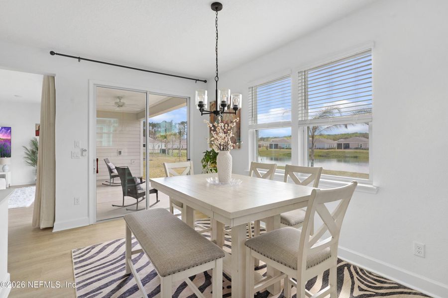 Furnished interior view inside a new home in TrailMark, St. Augustine (Image 13).