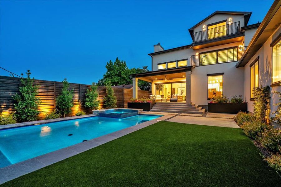 Exterior details and patio area of a home in , Dallas (Image 24).