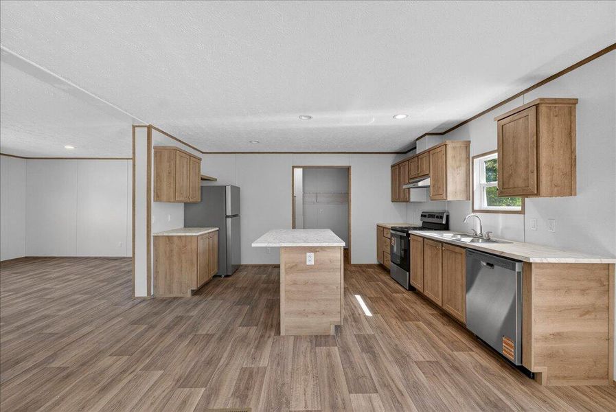 Furnished interior view inside a new home in , Cross (Image 5). Furnished interior view inside a new home in , Cross (Image 5).