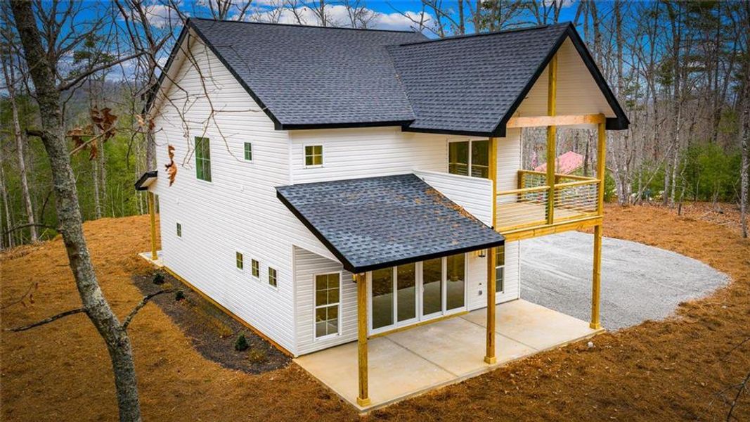 Exterior details and patio area of a home in , Morganton (Image 24).