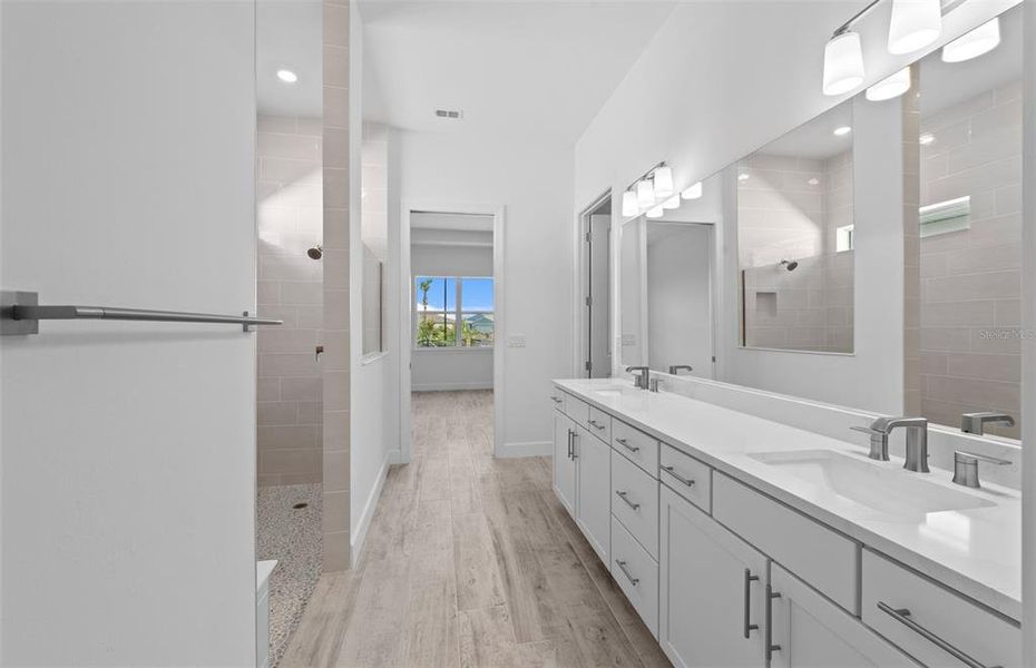 Furnished interior view inside a new home in BeachWalk by Manasota Key, Englewood (Image 10). Furnished interior view inside a new home in BeachWalk by Manasota Key, Englewood (Image 10).