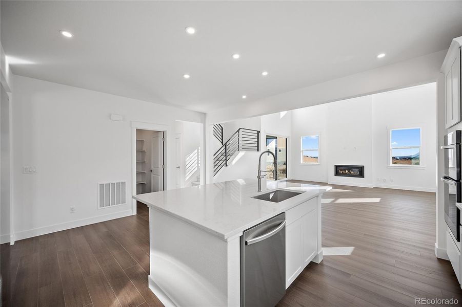 Furnished interior view inside a new home in Jackson Creek, Monument (Image 3).