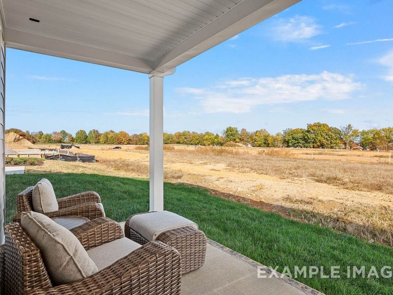 Exterior details and patio area of a home in Sage Farms, White House (Image 3).