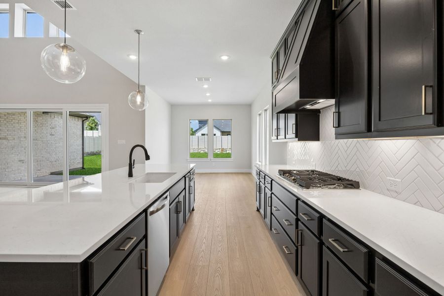 Furnished interior view inside a new home in Painted Tree Lakeside, McKinney (Image 9).