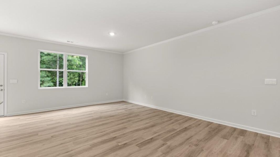 Spacious, unfurnished interior of a new home in Waypoint, Flowery Branch (Image 22).