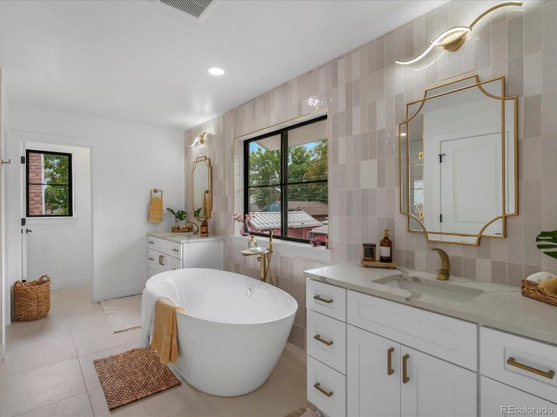 Furnished interior view inside a new home in , Denver (Image 6).